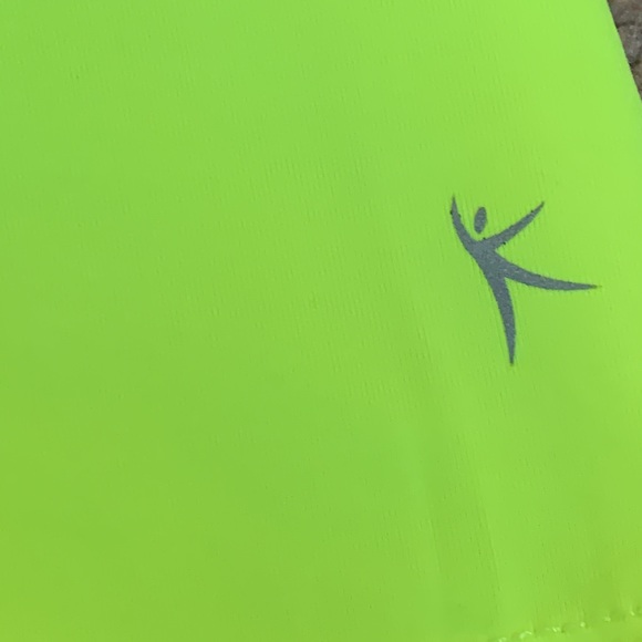 NWT Highlighter Yellow Danskin Racerback Athletic Tank Top - Picture 4 of 8